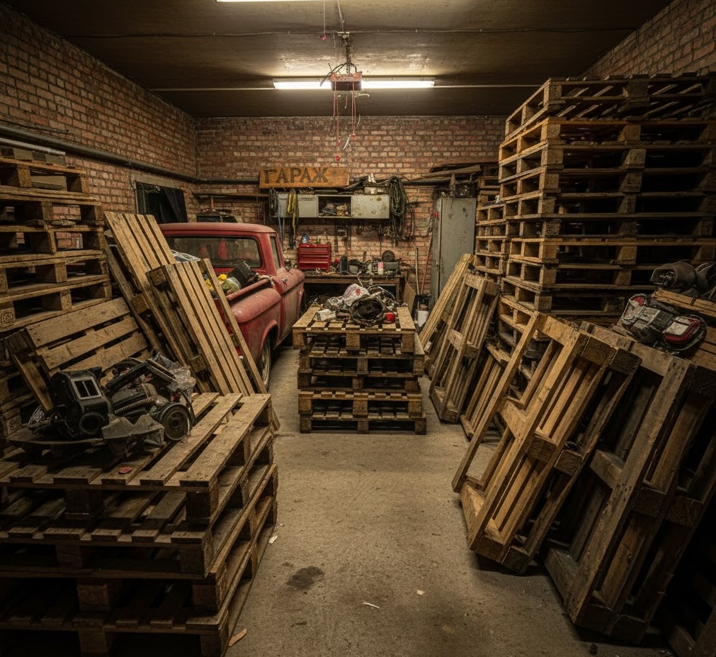 Our pallet repair workshop